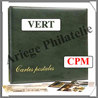 Album pour CPM - VERT - Modle Luxe - AVEC 15 Feuilles (2005-5)