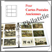 Reliure pour CPA ou CPM - NOIRE - Modle Luxe - VIDE (20041-4)