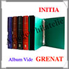 Album INITIA - RELIURE + ETUI - Couleur GRENAT Vide (244012) Yvert et Tellier