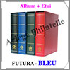 Reliure FUTURA Classique - BLEUE - Reliure avec Etui  (2750-1) Yvert et Tellier