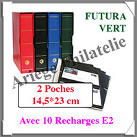 Reliure FUTURA - PACK avec 10 Recharges E2 - Reliure avec Etui  (27520)