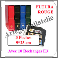 Reliure FUTURA - PACK avec 10 Recharges E3 - Reliure avec Etui  (27530)