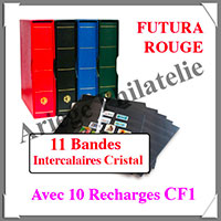 Reliure FUTURA - PACK avec 10 Recharges CF1 - Reliure avec Etui  (27590)