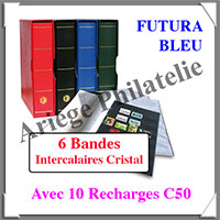 Reliure FUTURA - PACK avec 10 Recharges C50 - Reliure avec Etui  (27591)