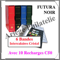 Reliure FUTURA - PACK avec 10 Recharges C50 - Reliure avec Etui  (27591)