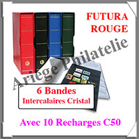 Reliure FUTURA - PACK avec 10 Recharges C50 - Reliure avec Etui  (27591)