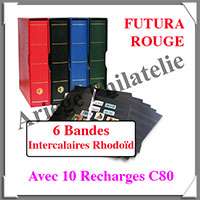 Reliure FUTURA - PACK avec 10 Recharges C80 - Reliure avec Etui  (27592)