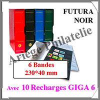 Reliure FUTURA - PACK avec 10 Recharges GIGA 6 - Reliure avec Etui  (27596)