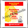 FRANCE - Pochettes YVERT (Hawid) - Ann�e 2025 - 2�me Semestre - Pour Timbres Courants (301133) Yvert et Tellier