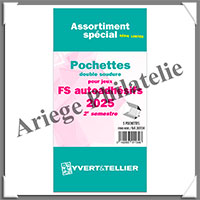 FRANCE - Pochettes YVERT (Hawid) - Ann�e 2025 - 2 �me Semestre - Pour Auto-Adh�sifs (301134)