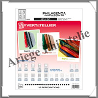 FRANCE - Jeu SC - Ann�e -2025 - PHILAGENDA - Avec Pochettes (301154)