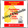 FRANCE - Pochettes YVERT (Hawid) - Ann�e 2026 - 1er Semestre - Pour Timbres Courants (301238) Yvert et Tellier