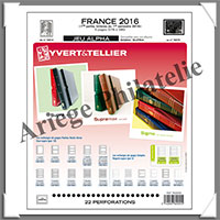 FRANCE - Jeu ALPHA - Anne 2016 - 1 er Semestre - Timbres Courants - Sans Pochettes (760055)