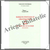 POTHION - PARIS MARQUES POSTALES et OBLITERATIONS - 1700  1848 (9215)