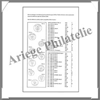 BAUDOT - CATALOGUE des LOSANGES Petits et Gros CHIFFRES de FRANCE - 1852  1876 (9241)